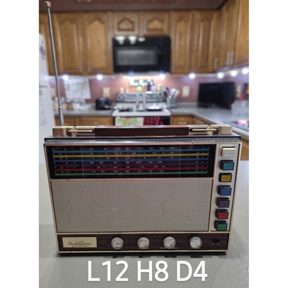 Radio Longines Symphonette Golden Globemaster 5000 AM/FM Shortwave Radio WORKS